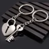 llaveroCouple keychain - key / heart shaped lock - 2 pieces
