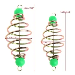 HerramientasFishing spring lure - tackle feeder - stainless steel - 10 pieces
