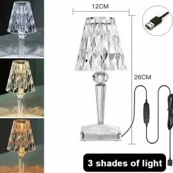 Kristall-Nachtlicht - LED - USB / batteriebetrieben