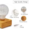 Modern LED night light - USB - copper wire string bulb