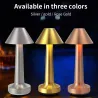 Żelazna lampka nocna w stylu vintage - USB - LEDŚwiatła
