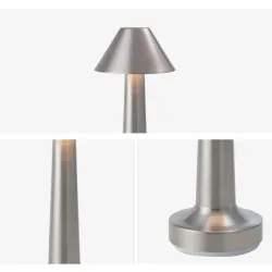 Żelazna lampka nocna w stylu vintage - USB - LEDŚwiatła