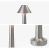 Żelazna lampka nocna w stylu vintage - USB - LEDŚwiatła