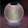 Italiaanse nachtlamp - ronde kristallen bol - USB - aanraaksensorVerlichting