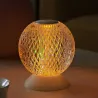 Italiaanse nachtlamp - ronde kristallen bol - USB - aanraaksensorVerlichting