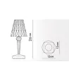 Moderne Kristall-Nachtlampe - Touch-Steuerung - USB