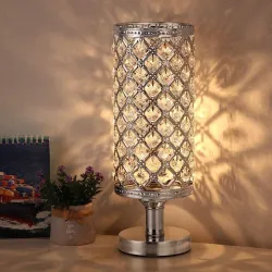 Kristallen nachtlampje - uitgehold - gebeeldhouwd ontwerp - USBVerlichting
