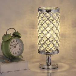 Kristallen nachtlampje - uitgehold - gebeeldhouwd ontwerp - USBVerlichting