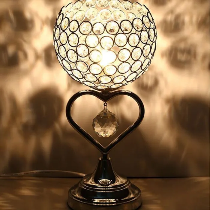 Moderne Kristallnachtlampe - Herzform - LED