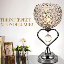Moderne Kristallnachtlampe - Herzform - LED