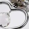 Modern crystal night lamp - heart-shaped - LED
