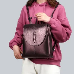 2020 New high quality pu leather backpacks women leisure travel backpack fashion school bags for girls mochila feminina