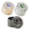Exclusieve grinder - voor kruiden/tabak - 4-laags - met kristallen kikkerKeukenmolens