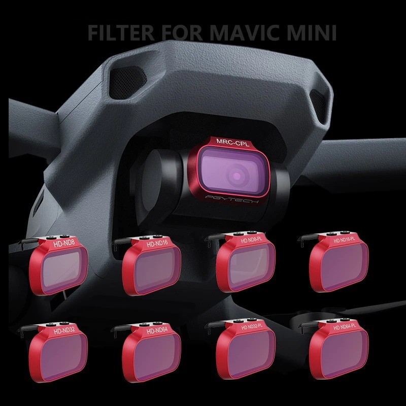Camerafilter - voor Mavic Mini Drone - ND8 / ND16 / ND32 / ND64 - set van 4 stuksAccessoires