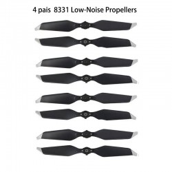 8331F - hélices - bajo nivel de ruido - liberación rápida - para DJI Mavic Pro / Mavic Pro Platinum - 4 pares