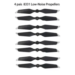 Hélices8331F - hélices - bajo nivel de ruido - liberación rápida - para DJI Mavic Pro / Mavic Pro Platinum - 4 pares