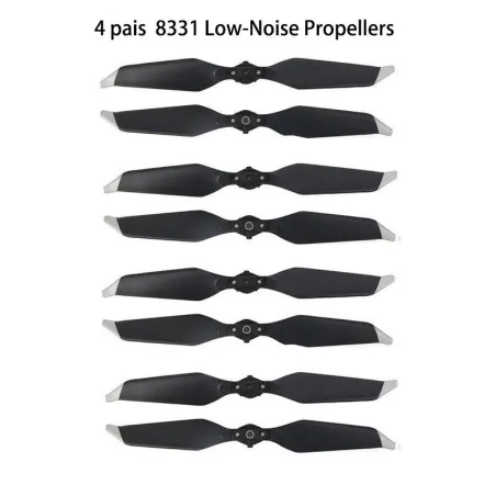 8331F - propellers - geluidsarm - quick release - voor DJI Mavic Pro / Mavic Pro Platinum - 4 paarPropellers