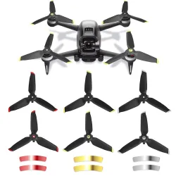 Śmigła trójlistkowe - szybkie zwolnienie - redukcja hałasu - dla DJI FPV Combo DroneŚmigła
