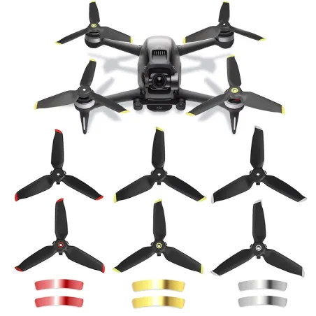 HélicesHélices de tres hojas - liberación rápida - reducción de ruido - para DJI FPV Combo Drone