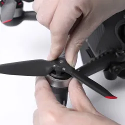 Hélices à trois feuilles - libération rapide - réduction du bruit - pour DJI FPV Combo Drone