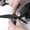 Hélices à trois feuilles - libération rapide - réduction du bruit - pour DJI FPV Combo Drone