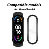 Miękka szklana folia ochronna - osłona ekranu - w pełni zakrzywiona - dla Xiaomi Mi Band 5 / 6Inteligentne zużycie