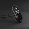 Dubbel gat hanger - met ketting - roestvrij staal - voor Xiaomi Mi Band 5Halskettingen
