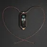 Doppelloch-Anhänger - mit Halskette - Edelstahl - für Xiaomi Mi Band 5