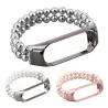 Elastische band met parels / kristallen - armband - voor Xiaomi Mi Band 3 / 4 / 5 / 6Armbanden