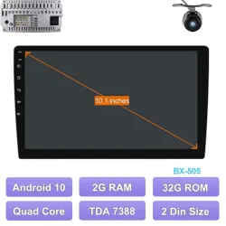 Autoradio - Mirror Link - 1 / 2 Din - DSP - Android 10 - DVD - GPS - WiFi - Bluetooth - HDMI - OBD DAB SWCRadio