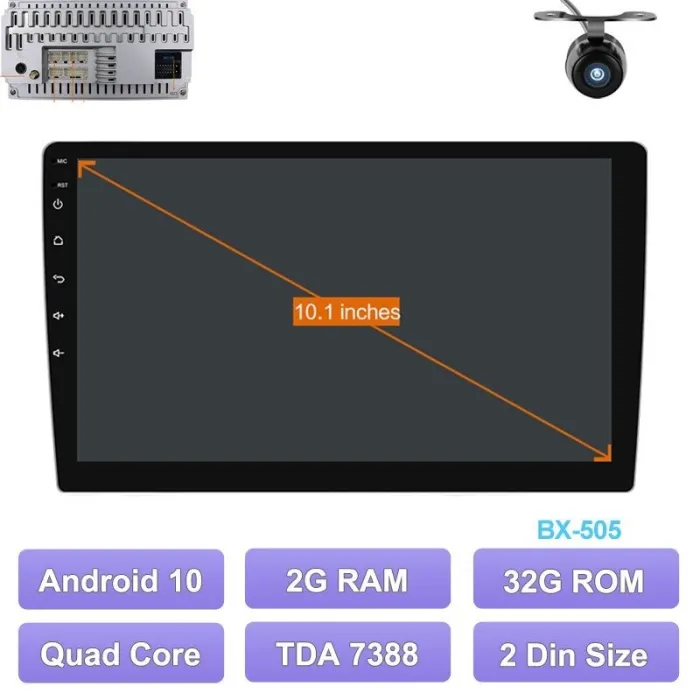 Radio samochodowe - Mirror Link - 1/2 Din - DSP - Android 10 - DVD - GPS - WiFi - Bluetooth - HDMI - OBD DAB SWCRadio