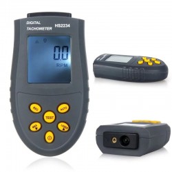 Digitale laser toerenteller - LCD / RPM test - contactloos - HS2234Diagnose