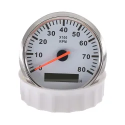 Boot / auto toerenteller - snelheidsmeter - LCD - 12V/24V - 8000 RPM - 52mm / 85mmDiagnose