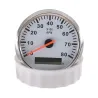 Boat / car tachometer - speed meter gauge - LCD - 12V/24V - 8000 RPM - 52mm / 85mm