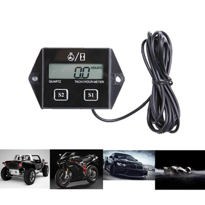 Cyfrowy obrotomierz silnika - licznik motogodzin - RPM - LCD - do motocykli / samochodów / łodziDiagnoza