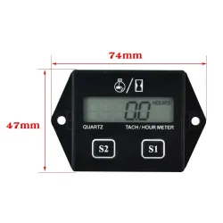 Cyfrowy obrotomierz silnika - licznik motogodzin - RPM - LCD - do motocykli / samochodów / łodziDiagnoza