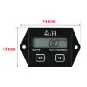 Cyfrowy obrotomierz silnika - licznik motogodzin - RPM - LCD - do motocykli / samochodów / łodziDiagnoza
