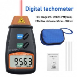 Digital laser tachometer - speed gauge - non-contact - RPM