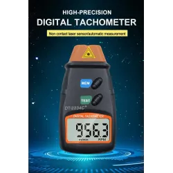 Digitaler Lasertachometer - Geschwindigkeitsmesser - berührungslos - Drehzahl