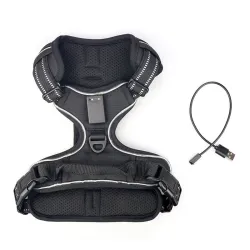 Dog's harness - with LED - adjustable - reflective - waterproof