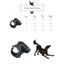 Dog's harness - with LED - adjustable - reflective - waterproof
