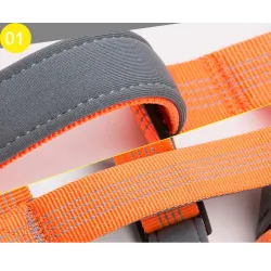 Hondentuig - reflecterend nylon - verstelbaarHalsbanden en Lijnen