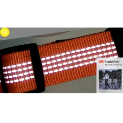 Hondentuig - reflecterend nylon - verstelbaarHalsbanden en Lijnen
