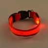 LED-Hundehalsband - leuchtend / blinkend - Sicherheits-Nachtspaziergang