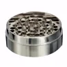 Mühle für Kräuter / Tabak / Gewürze - 4 Schichten - mit Handkurbel - Aluminium