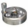 Mühle für Kräuter / Tabak / Gewürze - 4 Schichten - mit Handkurbel - Aluminium