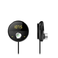 Modulator FM - nadajnik - Bluetooth - samochodowy odtwarzacz MP3 - gniazdo 3,5 mm - AUX - zestaw głośnomówiący