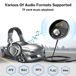 FM-modulator - sändare - Bluetooth - bil MP3-spelare - 3,5 mm jack - AUX - handsfree