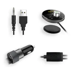 FM-modulator - sändare - Bluetooth - bil MP3-spelare - 3,5 mm jack - AUX - handsfree