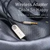 Baseus BA01 - kabel USB - adapter bezprzewodowy - Bluetooth - gniazdo AUX 3.5 - zestaw głośnomówiący - mikrofonAudio